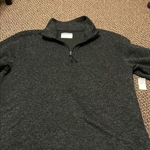 Old Navy Men's Dark Gray Zip-Up Sweater